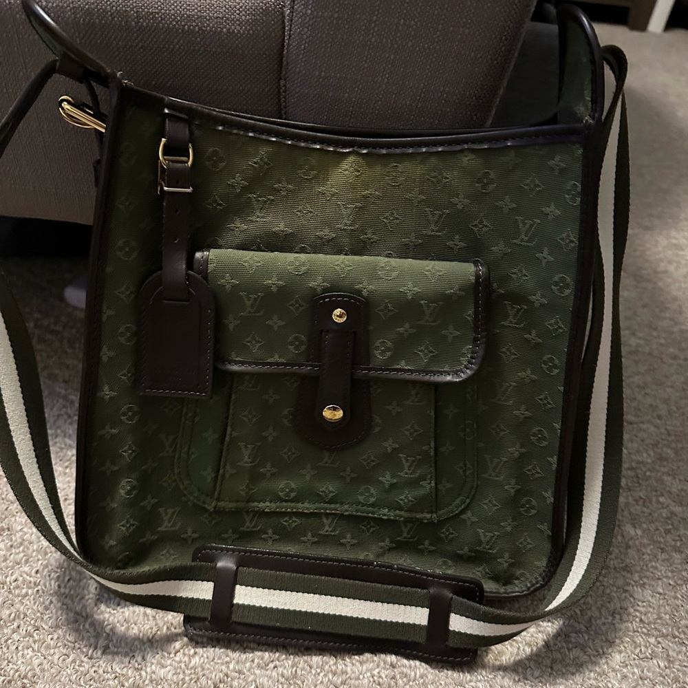 Louis Vuitton Green Monogram Shoulder Bag